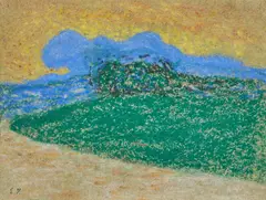 Landschaft by Édouard Vuillard, Um 1890, Pastell auf Papier, sold May 2023