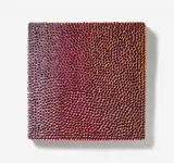 Ohne Titel by Zhuang Hong Yi, 2017, Reispapier, Lack und Sprühfarbe auf Leinwand, sold Jun 2023