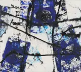 Ina Lindemann, "Über den Tag hinaus", 1996, Acryl auf Leinwand