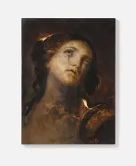 "Invisa" by Nicola Samorì, 2020, Öl und Onyx auf Marmor, sold Jun 2023