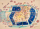 Friedensreich Hundertwasser, Automobil mit roten Regentropfen