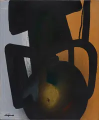 Ladislas Kijno, Ohne Titel, Öl auf Leinwand