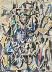 André Lanskoy, Ohne Titel, 1966, Öl auf Leinwand