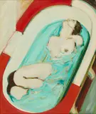 Norbert Tadeusz, Ohne Titel, 1968, Öl auf Leinwand