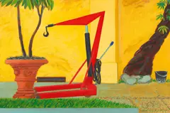 Norbert Tadeusz, "Villa Medici", 1983, Öl auf Leinwand
