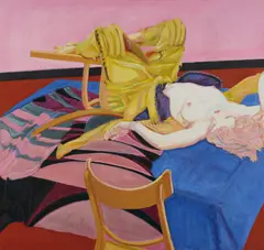 Norbert Tadeusz, "Einsiedlerkrebs", 1979, Öl auf Leinwand