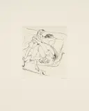 Norbert Tadeusz, Ohne Titel, 2000, Radierung auf Büttenkarton