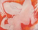 Édouard Pignon, "Sylvie endormie", 1985, Öl auf Leinwand