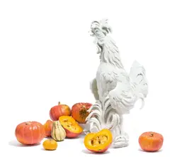 Großer Paduaner Hahn by Meissen, 20. Jh, Porzellan, weiß, sold May 2023