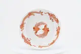 Kleine Schale 'Roter Drachen' by Meissen, Um 1740, Porzellan, gold und eisenrot dekoriert, sold Nov 2022