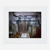 Abelardo Morell, Camera Obscura: View of Philadelphia from Loews Hotel Room #3013 with Upside Down Bed