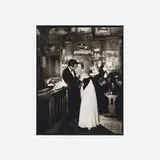 Richard Avedon, Suzy Parker and Gardner McKay, Dress by Balmain, Café des Beaux-Arts, Paris