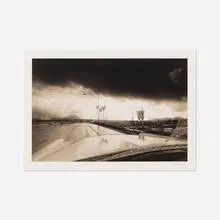 Roger Minick, Freeway Rain (from the New California Views, 1979 portfolio), sepia-toned gelatin silver print
