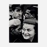 William Klein, Four Heads, New York, gelatin silver print