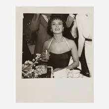 Joe Shere, Sophia Loren at Romanoff's in Beverly Hills, gelatin silver print