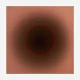 Garry Fabian Miller, Toward a Solar Eclipse, May 10, 1998, 1998, oil, light, dye destruction print