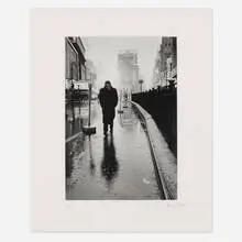 James Dean in Times Square by Dennis Stock, gelatin silver print, sold Mar 2024
