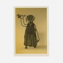 Bride by William Wegman, 1994, inkjet print, sold Mar 2024