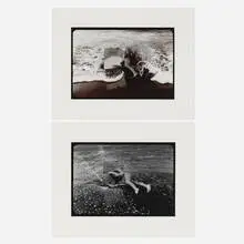 Hans Breder, Two works from La ventosa (Ana Mendieta), 1973, vintage gelatin silver print