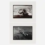 Hans Breder, Two works from La ventosa (Ana Mendieta), 1973, vintage gelatin silver print