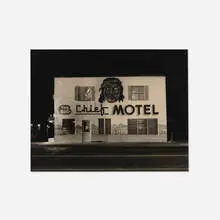 Steve Fitch, Gila Bend, Arizona (Chief Motel), 1974, gelatin silver print