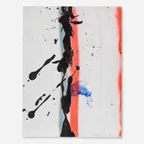 Untitled by Emerson Woelffer, 1976, oil on canvas, sold Feb 2024