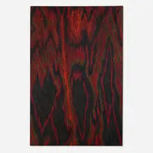 Matchstick Navajo by Lee Mullican, 1963, acrylic on canvas, sold Feb 2024