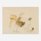 John Altoon, Untitled (from the Harper Series), 1965, ink and watercolor on illustration board