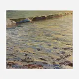 Shirley Pettibone, Ocean-Cayucos, 1975, oil on canvas