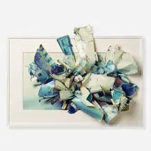 Nancy Rubins, Maquette for sculpture, printed paper construction