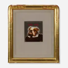 Donald Roller Wilson, Helen Had Changed Her Dress..., 1987, oil on linen laid to board in artist's frame