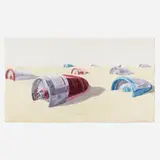 Los Carpinteros, Motores enterrados, 2015, watercolor on paper