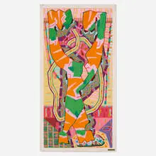 Peter Krasnow, K-10, 1963, oil on board in artist's frame