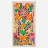 Peter Krasnow, K-10, 1963, oil on board in artist's frame