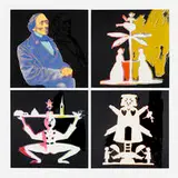 Hans Christian Andersen by Andy Warhol, 1987, screenprint in colors on Lenox Museum Board, sold Feb 2024