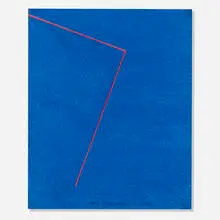 Stephen Antonakos, MA #6, 1980, colored pencil on plastivellum
