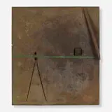 Marcelo Bonevardi, Plaque, 1969, mixed media on wood relief