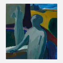 James Jarvaise, Untitled, No. 2 (from the Man in the Room Series), 1963, oil on canvas