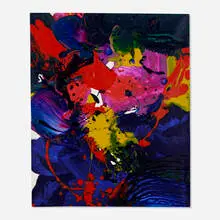 Sam Francis, Untitled (SFP83-71), 1979-83, acrylic on canvas