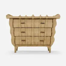Christian Astuguevieille, Mitiko commode, 1998, hemp rope, steel, oak
