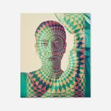 Ellen Carey, Untitled, 1987, unique large-format Polaroid Polacolor print