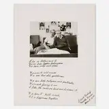 Jim Goldberg, Untitled (from the Nursing Home Series), 1985-86, gelatin silver print from Polaroid Type 665 Positive/Negative film