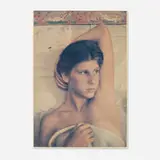 Sheila Metzner, Evyan - towel, 1982, print from Polaroid Type 35 PolaPan film