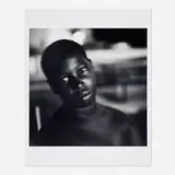 Earlie Hudnall, Jr., Boy at Sundown, 1993, gelatin silver print from Polaroid Type 665 Positive/Negative film