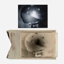 A Punctured Balloon with Stars by Harold Eugene Edgerton, 1961, Polaroid Type 53 Positive print and Negative, sold Jun 2025