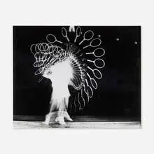 Gussie Moran by Harold Eugene Edgerton, 1949, vintage gelatin silver print, sold Jun 2025