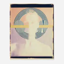 Ellen Carey, Untitled, 1986, unique large-format Polaroid Polacolor print
