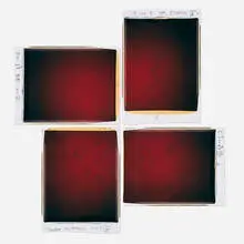 Ellen Carey, Untitled, 1991, unique large-format Polaroid Polacolor prints in four parts