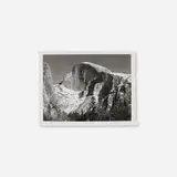 Yosemite (Half Dome) by Ansel Adams, 1955, unique Polaroid Type 42 PolaPan print, sold Jun 2025