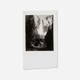 Cascades by Ansel Adams, 1956, unique Polaroid Type 53 PolaPan print, sold Jun 2025